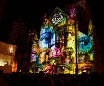 Une video mapping 3D